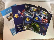 Super Mario Galaxy Nintendo Wii manual de instrucciones e inserto de cubierta solo sin juego segunda mano  Embacar hacia Mexico