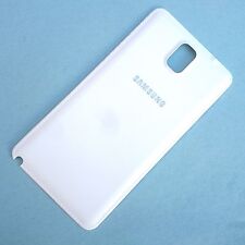 100% Genuine Samsung Galaxy Note III 3 Posteriore Batteria Coperchio Bianco Alloggiamento Fascia usato  Spedire a Italy