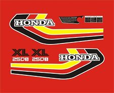 Honda XL250S Decal Kit til salgs  Frakt til Norway