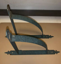 Usado, 2 soportes decorativos de metal vintage de hierro forjado antiguos segunda mano  Embacar hacia Argentina