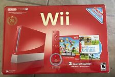 Red Nintendo Wii Console Mario 25th Anniversary Edition CIB extra Games, used for sale  Shipping to South Africa