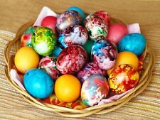 Tinta corante de ovo de Páscoa 5 cores decoração artesanato colorir arte ovos, usado comprar usado  Enviando para Brazil