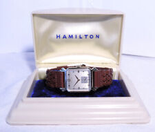 1954 Hamilton "Carl" 19 Joias Relógio de Pulso Masculino Feito nos EUA com Caixa, Apenas Manutenção! comprar usado  Enviando para Brazil