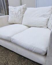 Fabric sofa white for sale  ILFORD
