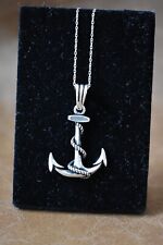 Anchor necklace handmade for sale  North Brunswick