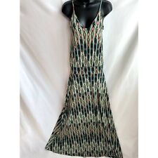 Maxi Vestido Boho Largo Multicolor Diosa Geométrica Multicolor Cintura Gota Verónica M Talla S segunda mano  Embacar hacia Argentina