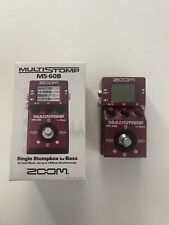 Zoom MS-60B Bajo Multistomp Procesador Multiefectos Pedal Efecto Guitarra + Caja segunda mano  Embacar hacia Argentina