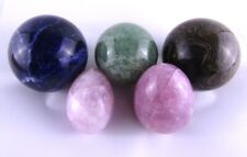 Lot of 5 Brown & Blue Stromatolite Green Fluorite Sphere Pink Egg Quartz Healing for sale  Shipping to South Africa