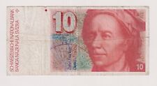 Switzerland banconota francs usato  Milano
