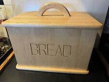 Wooden bread bin for sale  STOKE-ON-TRENT