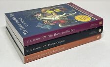 Lote de 3 libros de las Crónicas de Narnia edición a todo color príncipe caballo caspio batalla segunda mano  Embacar hacia Argentina