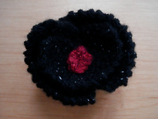 Knitted black poppy for sale  POULTON-LE-FYLDE