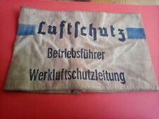 German luftshutz armband for sale  WOODBRIDGE