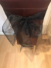 Chair sashes black for sale  WARRINGTON