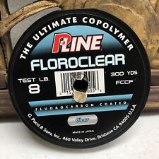 Used, P Line Floroclear Clear Fishing Line 300 Yards 8 Lb for sale  Shipping to South Africa