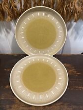 Used, Vintage DENBY ODE Stoneware 8" Salad Plates  (Lot of 2) for sale  Shipping to Canada