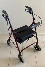 WHEELIE WALKER ROLLATOR METALLIC BAROSSA RED LARGE UNDER SEAT STORAGE BAG, used for sale  Shipping to South Africa