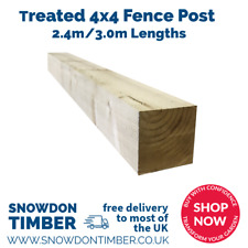 Treated 4x4 fence for sale  UK