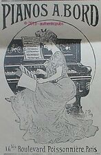Publicite piano bord d'occasion  Cires-lès-Mello