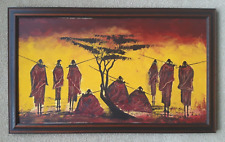 Oil canvas african for sale  WIGTON