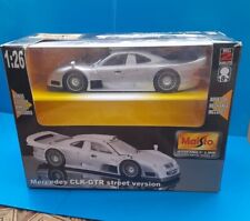 Mercedes CLK - GTR Street Version 1/26 Scale Diecast Model Car Maisto Boxed for sale  Shipping to South Africa