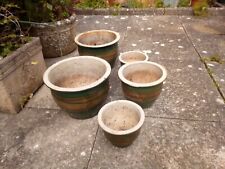 Garden pots 5 for sale  TROWBRIDGE
