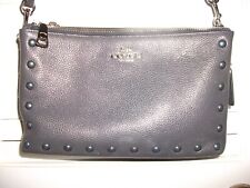 Coach pebbled navy for sale  Shawnee