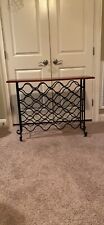 side table wine rack for sale  Brentwood