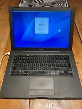 Macbook 2008 negro vintage 4,1 Intel 2,4 GHz, 4 GB RAM, 250 GB HD MAC OS X 10,6,8, usado segunda mano  Embacar hacia Argentina