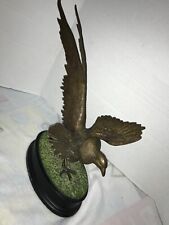 Brass bronze pheasant for sale  Shipping to Ireland