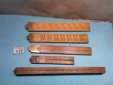 wooden folding rulers for sale  BRISTOL