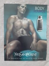 Perfume Paper Advertising. Ad Yves Saint Laurent Perfume - 2000 Kouros for sale  Shipping to South Africa