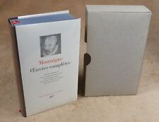 Pleiade montaigne oeuvres d'occasion  Beaurieux