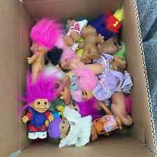 Lote de juguetes de muñeca troll moderna de colección y figuras multicolores Ace Russ rosa amarillo segunda mano  Embacar hacia Argentina