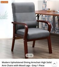 blue cloth upholstered chair for sale  Georgetown