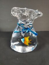 Used, Murano Glass Fish in a Bag Real Size By Fabio Tagliapietra for sale  Shipping to South Africa