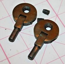 Vintage Sewing Machine 1 1/8" Disc Brass Hinge for Cabinet, used for sale  Shipping to South Africa
