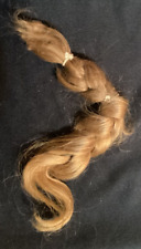 Rabo de cavalo cabelo humano real 12 polegadas trançado de loiro macio e morango 1,3 oz comprar usado  Enviando para Brazil