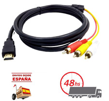 Cable convertidor adaptador audio video HDMI a RCA segunda mano  Embacar hacia Argentina