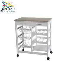 Wooden kitchen trolley for sale  Shipping to Ireland