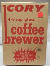 Vintage CORY Glass Coffee Vacuum BREWER Pot 4-8 Cup DKG-S Sealed Original Box  for sale  USA