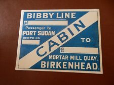 Bibby line port for sale  UK