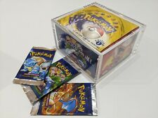 Used, Pokemon 1st Edition Base Set Shadowless Booster Box English Empty + Wrappers for sale  Springville