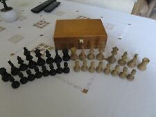 Vintage schachfiguren holz gebraucht kaufen  Triftern