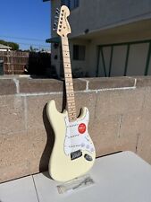 Fender Squier Stratocaster Maple Fingerboard Guitar Olympic White for sale  Shipping to South Africa
