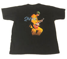 Camiseta Masculina Vintage Y2K Carlos Santana 2000 Tour RARA Dupla Face Preta Tamanho XL, usado comprar usado  Enviando para Brazil