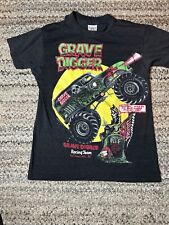 Usado, Camiseta vintage 1990 Grave Digger Monster Truck morte caveira ossos terror crianças grande comprar usado  Enviando para Brazil