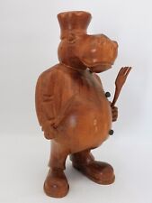 Sculpture bois hippopotame d'occasion  Corbehem