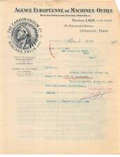 Invoice.am24113.paris.1910.lau d'occasion  Expédié en Belgium