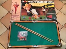 Vintage Boxed 3 Foot Snooker & Billiards Table By Cavalcade Games Zodiac Toys for sale  Shipping to South Africa